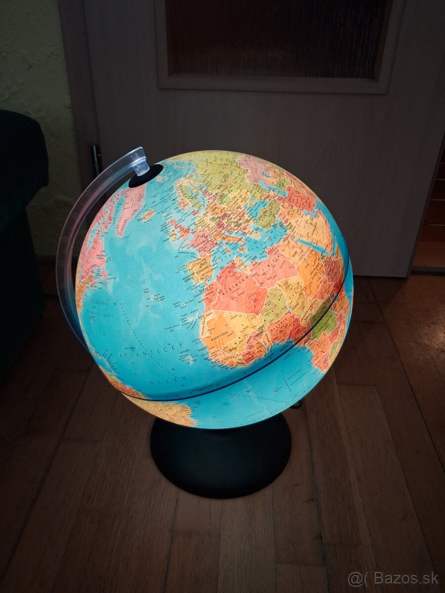 Predám svietiaci glóbus, Ø 30 cm - 2