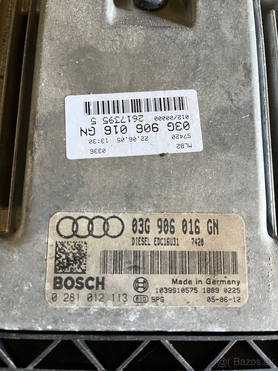 Riadiaca jednotka audi a4 b7 2.0tdi - 2