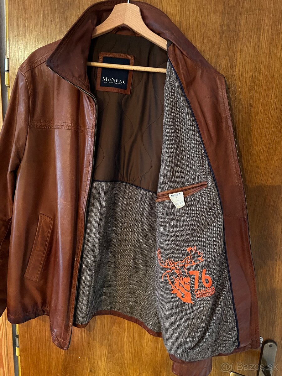 Panska kožena bunda velkost L - 2