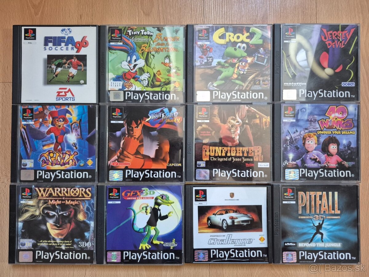 Predám hry na PS1 od 3€. - 2