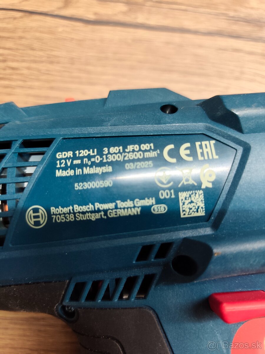 Bosch GDR 120 Li rázový uťahovák - 2