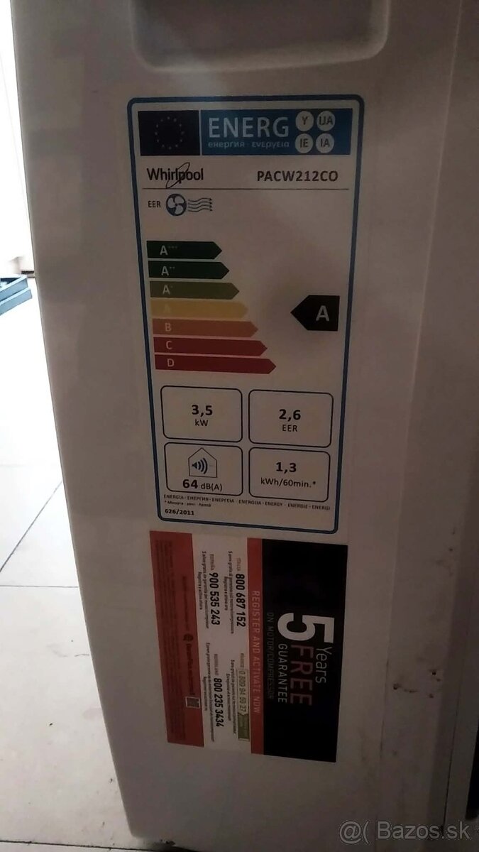 Mobilná klimatizácia Whirlpool - 2