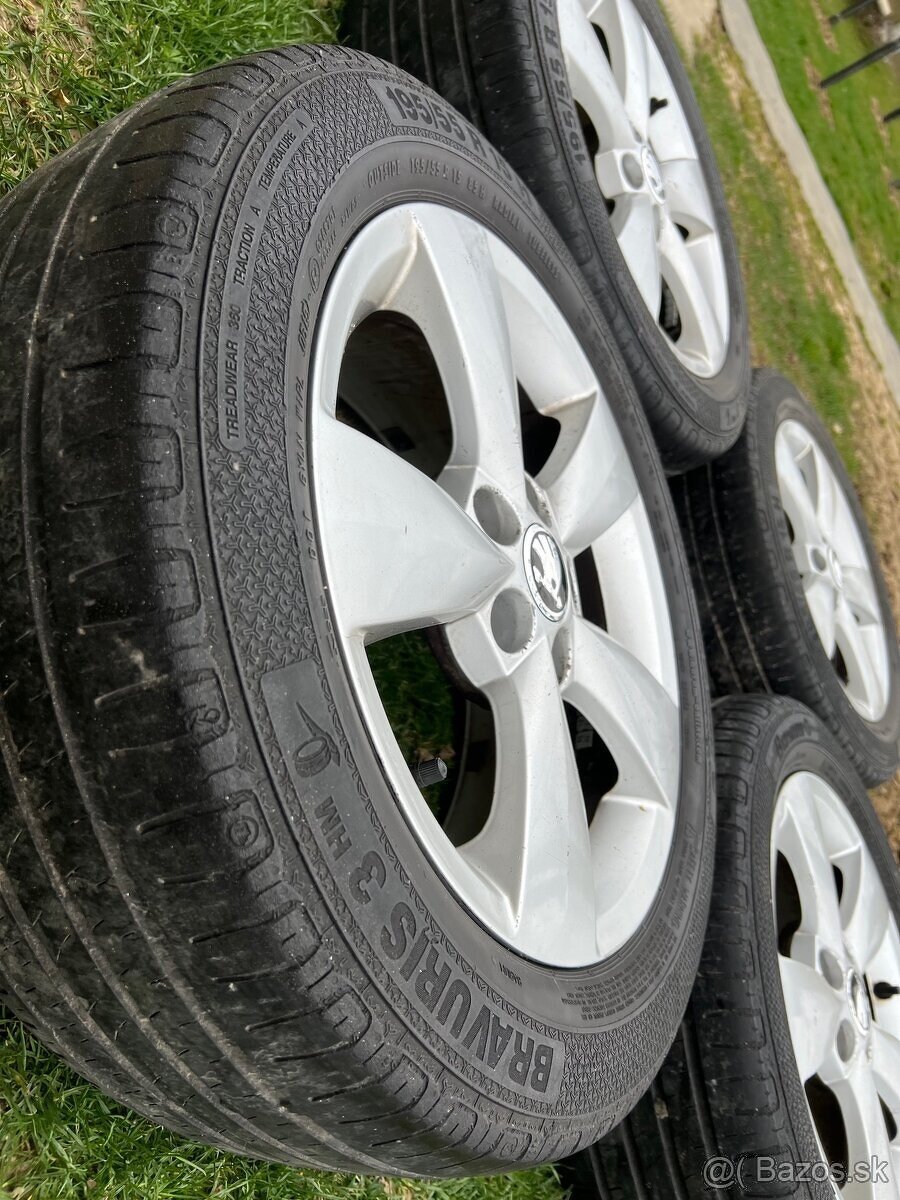 Disky škoda rapid fabia 5x100 r15 - 2