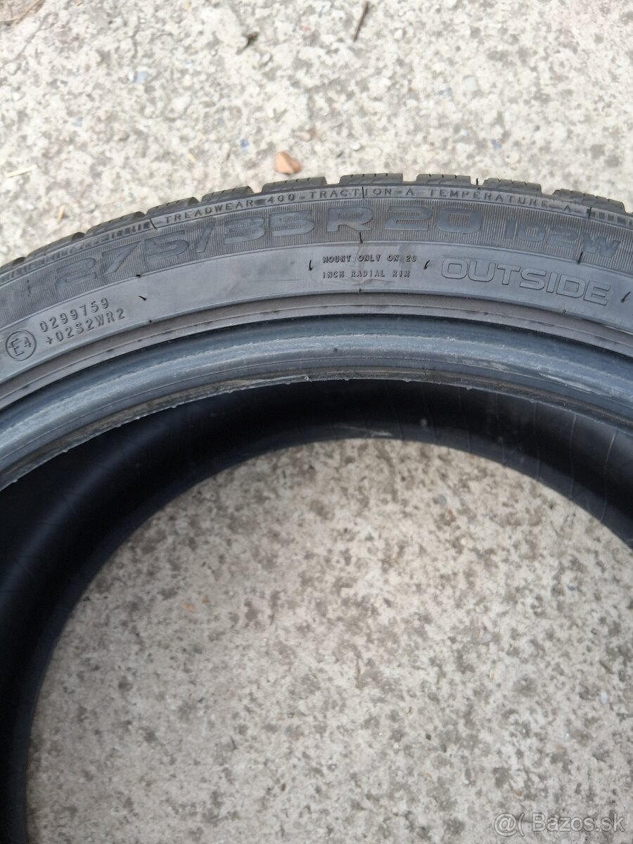 zimné pneumatiky 275/35 R20 - 2