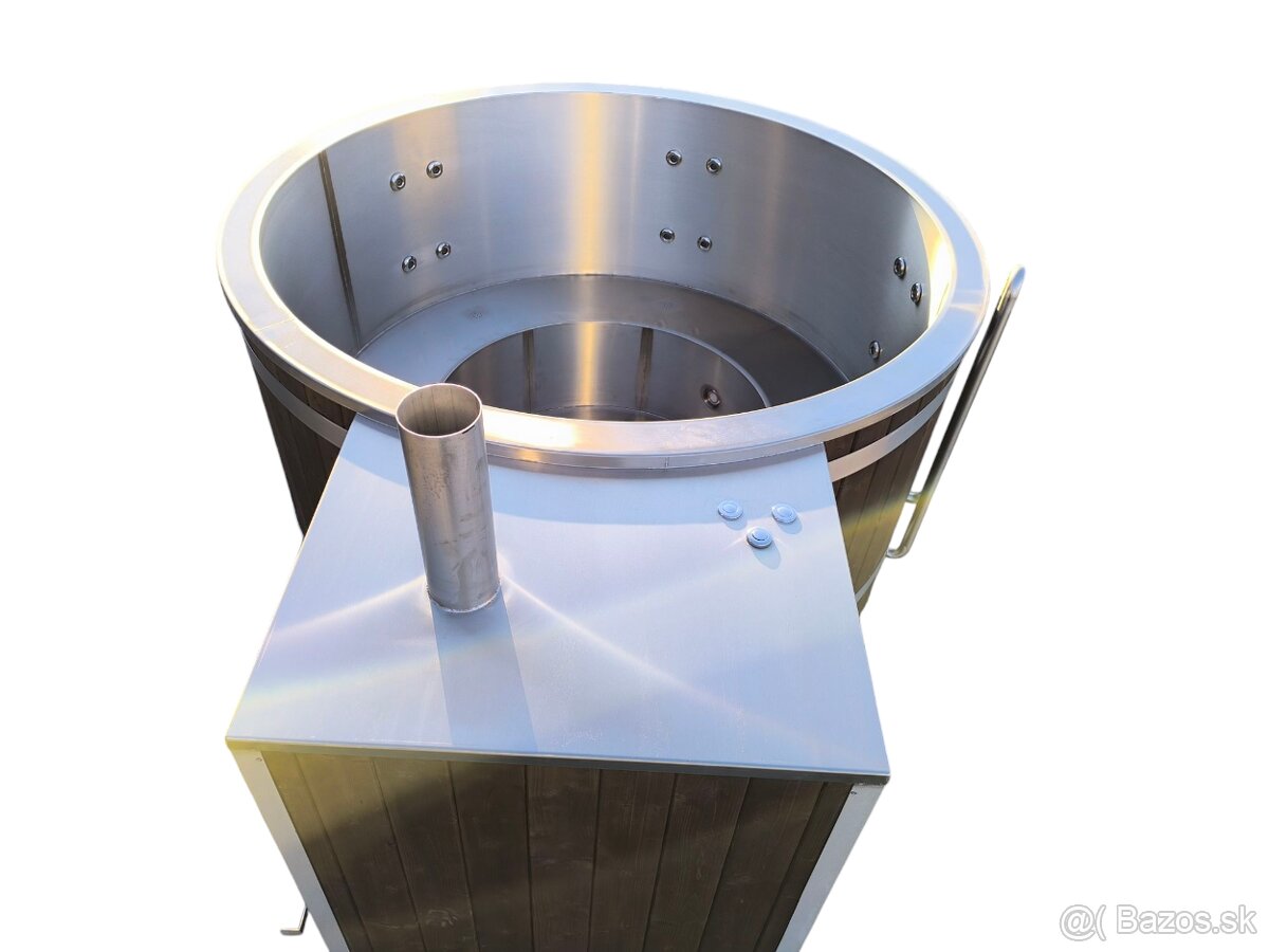 Kúpací nerezový sud,kúpacia Kaďa,jacuzzi,virivka - 2