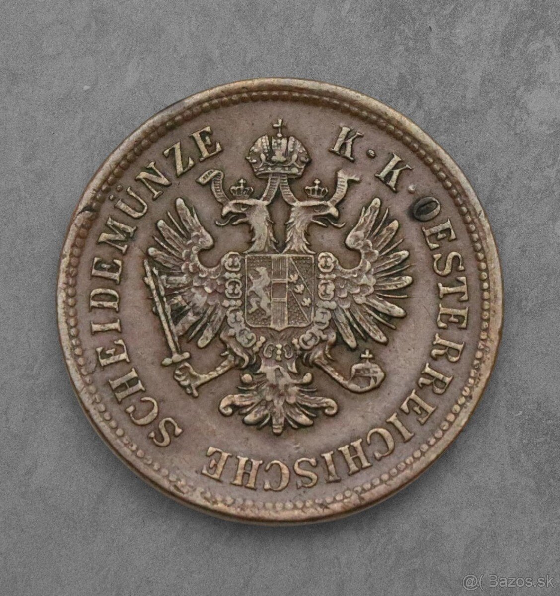 Medený 4 Krejčiar FJ I. 1861 E - Najvzácnejšie - 2