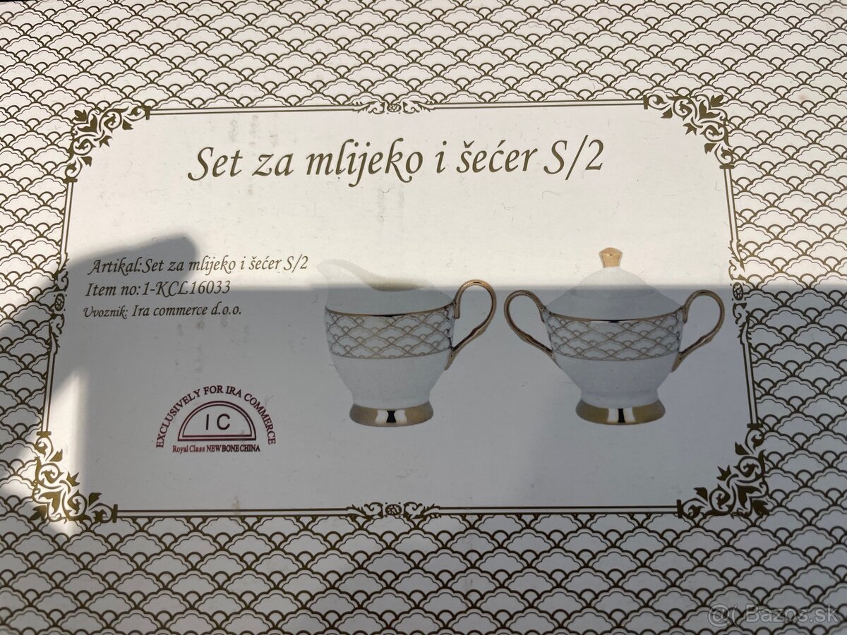 Porcelanovy set na caj salky - 2