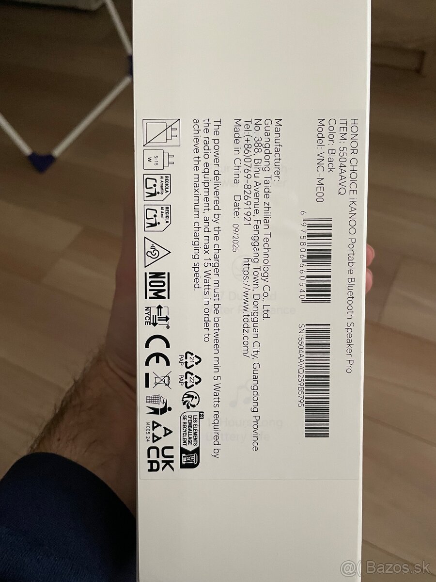 Bluetooth reporuktor HONOR Choice iKanoo čierny (nový) - 2