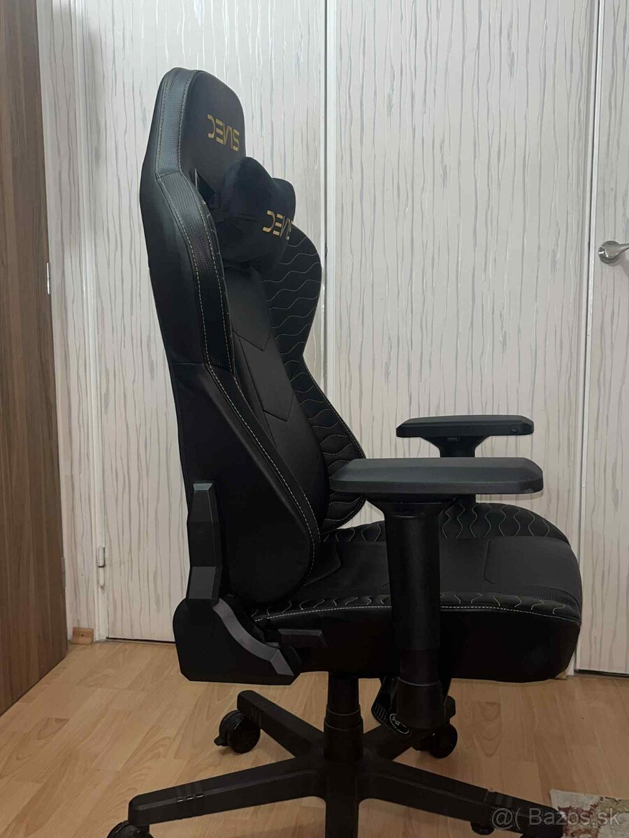 Herná stolička DEV1S BLACK - 2