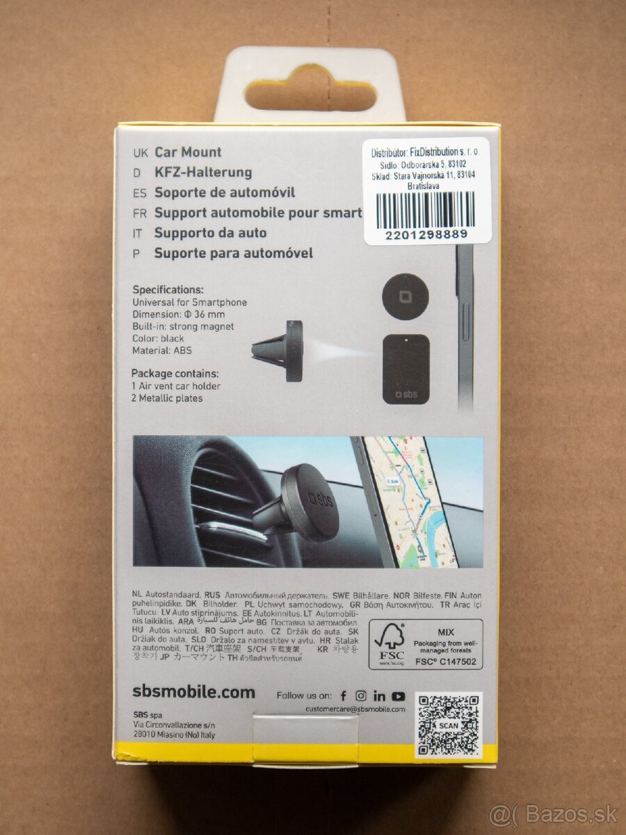 Držiak telefónu do auta SBS - MAGNETIC - 2