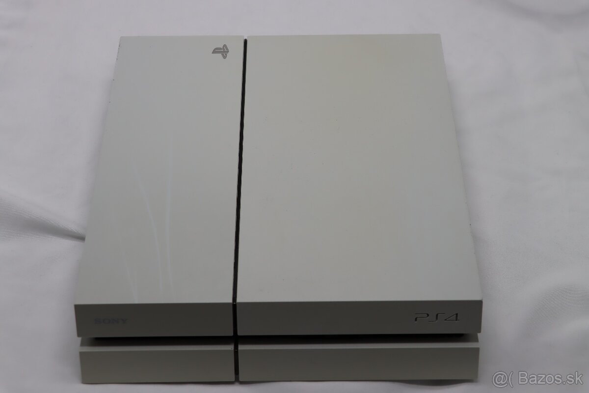 PS4 CUH-1116A biela + biely ovládač + káble - 2