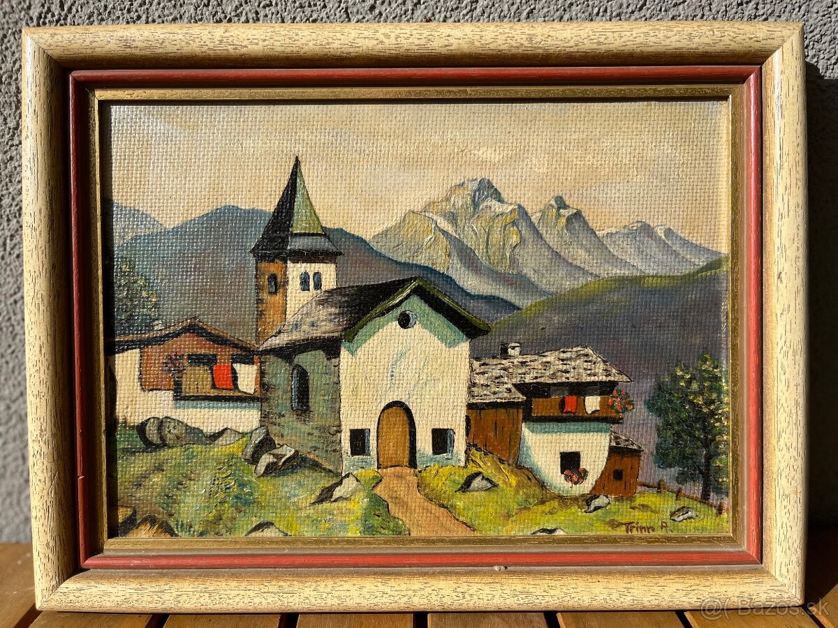 Obraz Kostol pod Alpami - 2