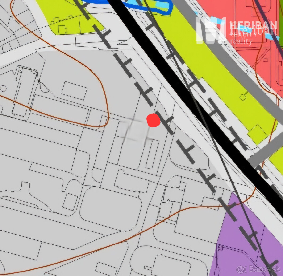 pozemok 252m2, ul.Textilná/ Slanecká, KE-Nad Jazerom - 2