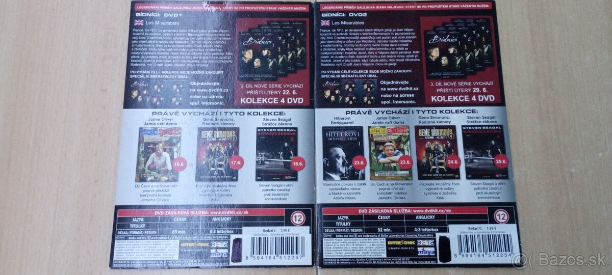 DVD film (Bídníci) - 2