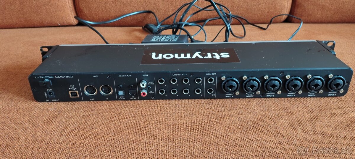 Predám USB zvukovú kartu Behringer UMC1820 - 2