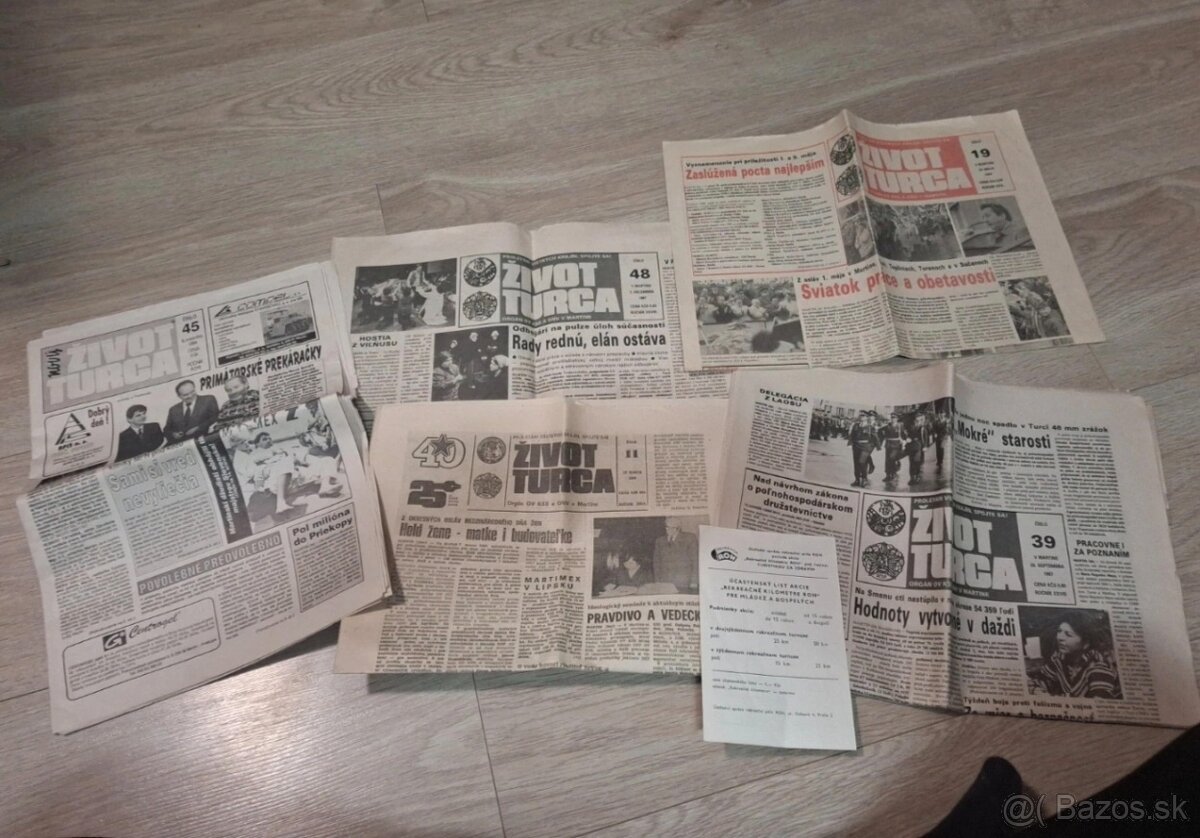 Stare noviny Zivot Turca - 2