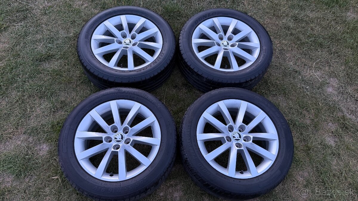 Letná sada 5x100 r16 Škoda - 2