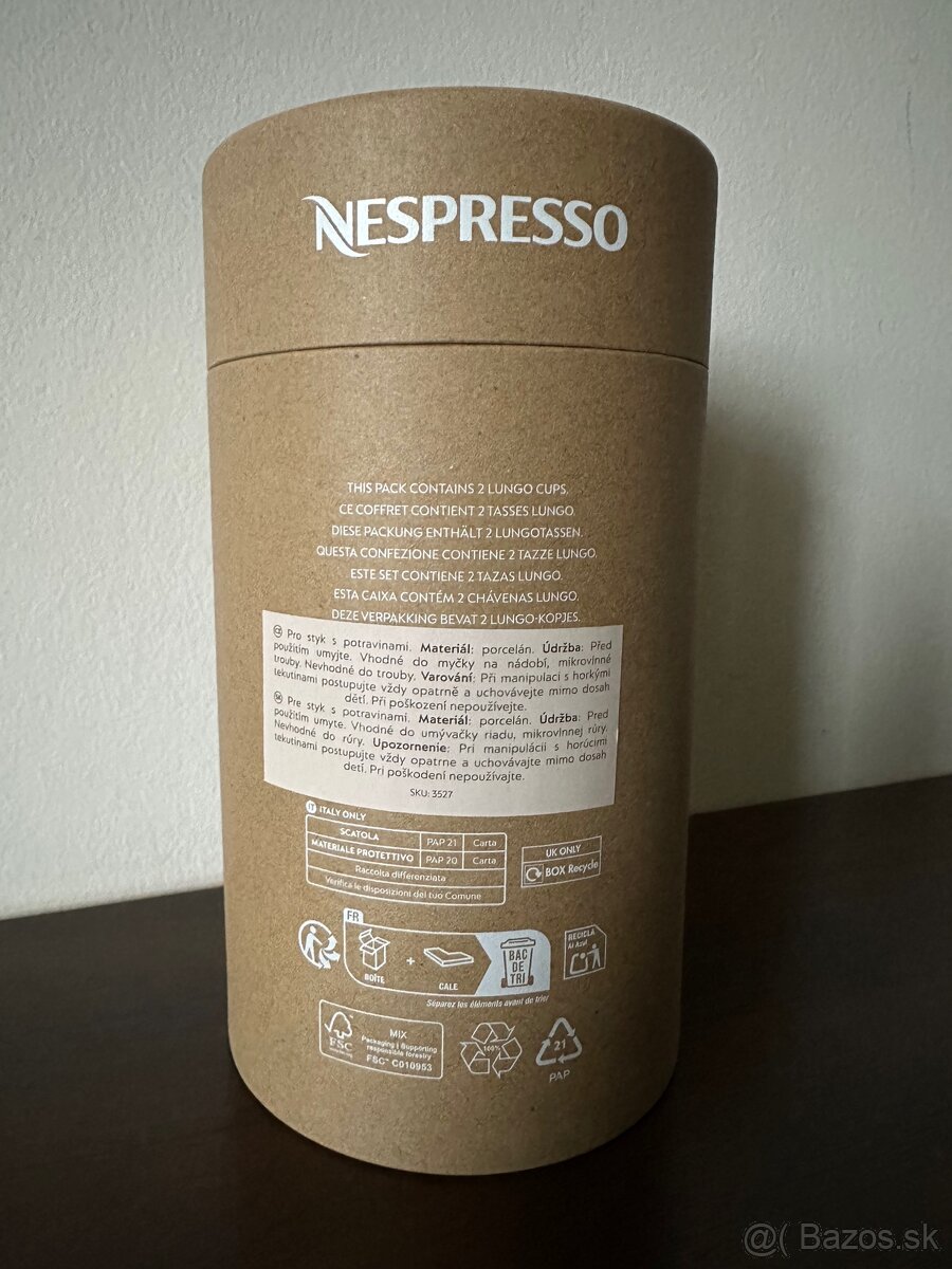 Predám Nespresso Origin Collection Lungo šálky - 2