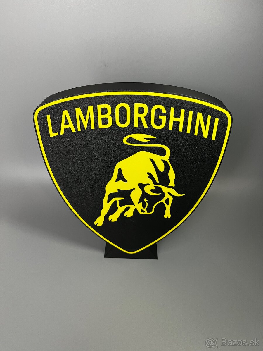 Lamborgini LED logo lampa - 2