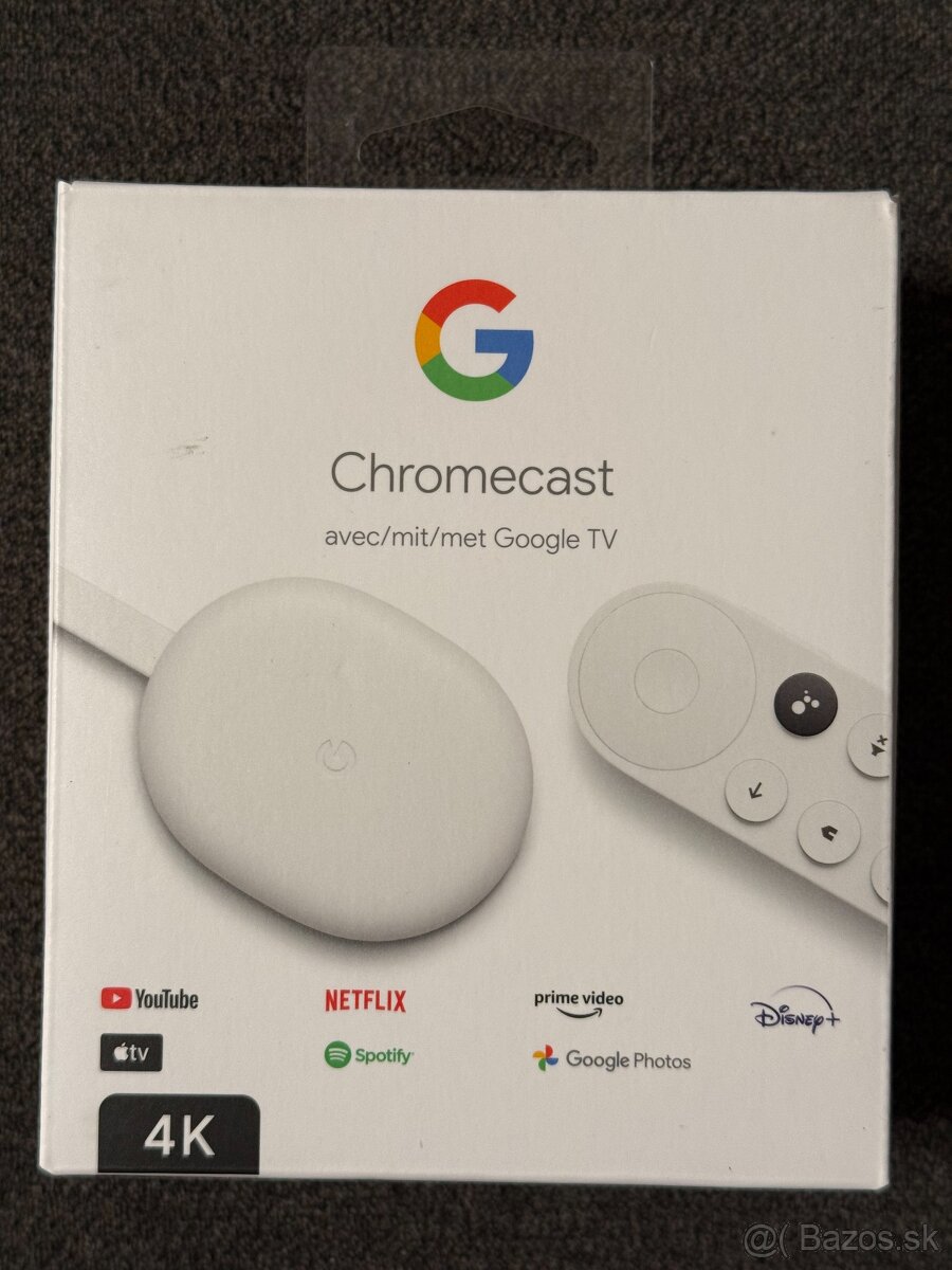 GOOGLE CHROMECAST 4K HDR SMART TV HDMI WIFI BT - 2