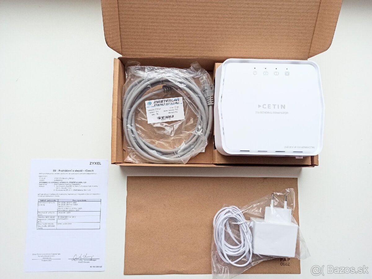 Sietový modem Zyxel Cetin se zesilovačem Nové - 2