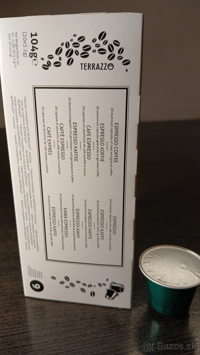 Káva espresso Kávové kapsle 2€/20 ks - 2