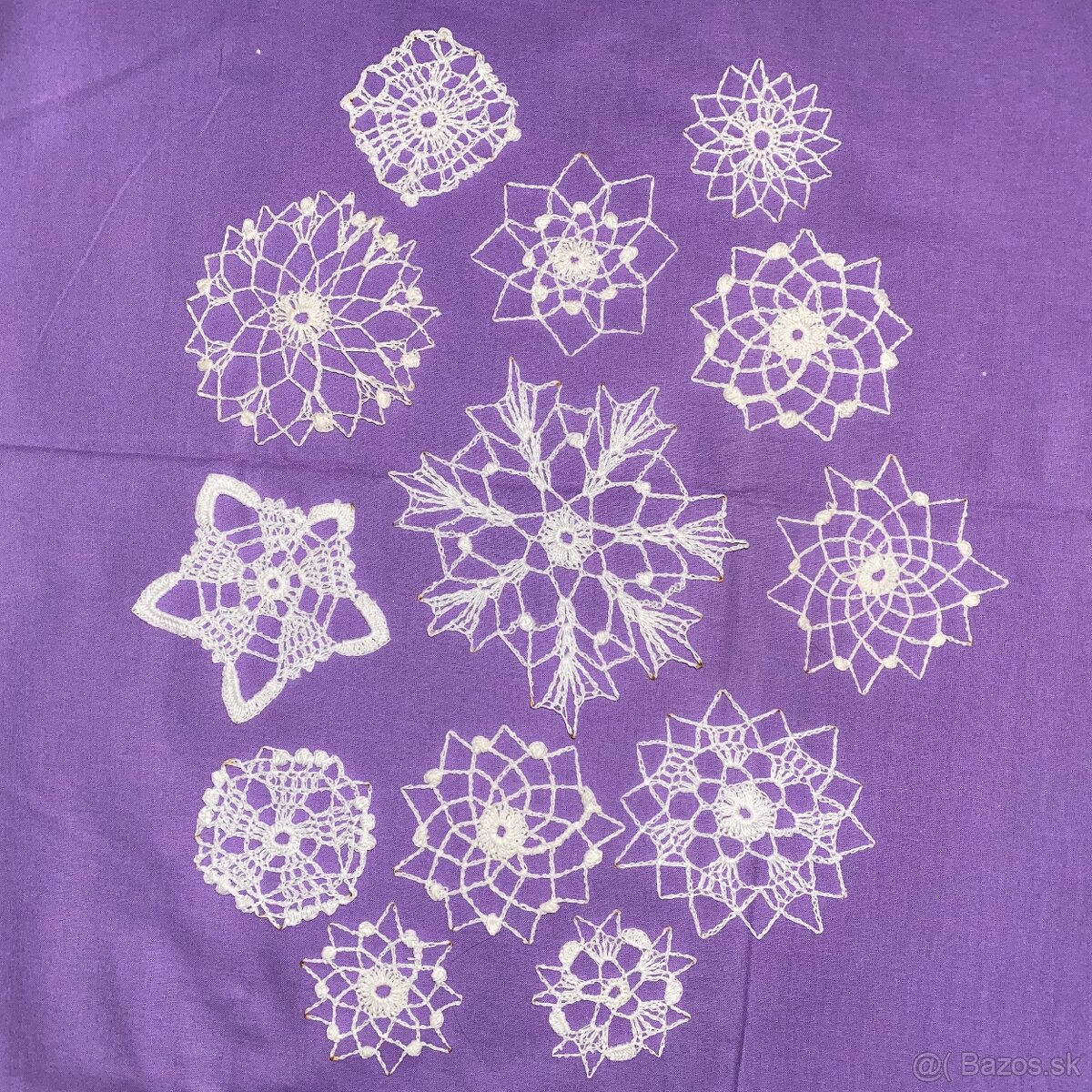 Ručne háčkované vianočné ozdoby - 2