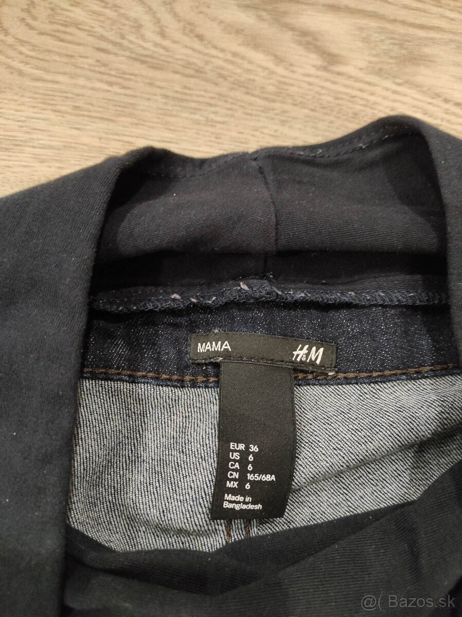 Tehotenské rifle H&M - 2