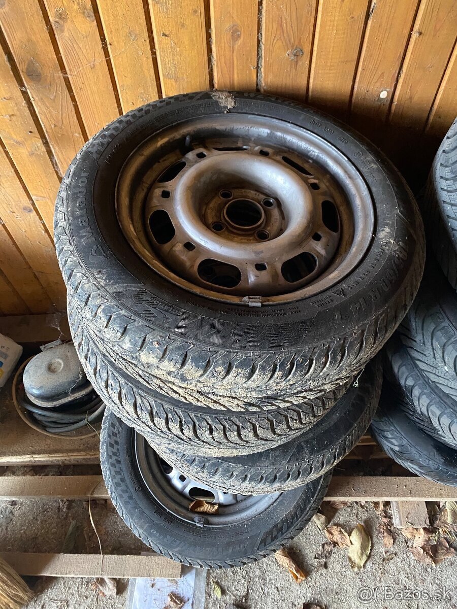 Predám plechové disky 4x100 - 2