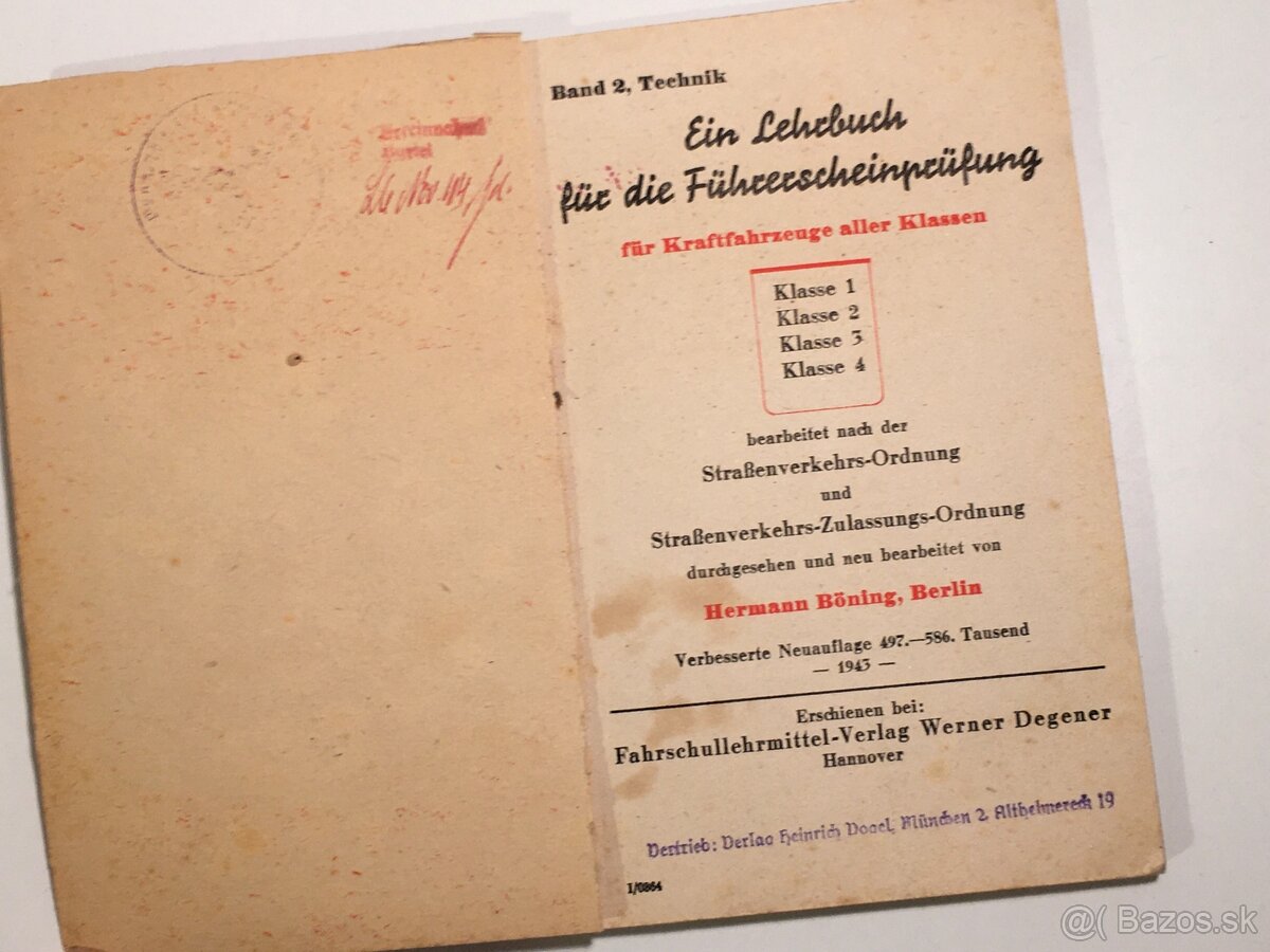 Staré nemecké príručky k autám - 2