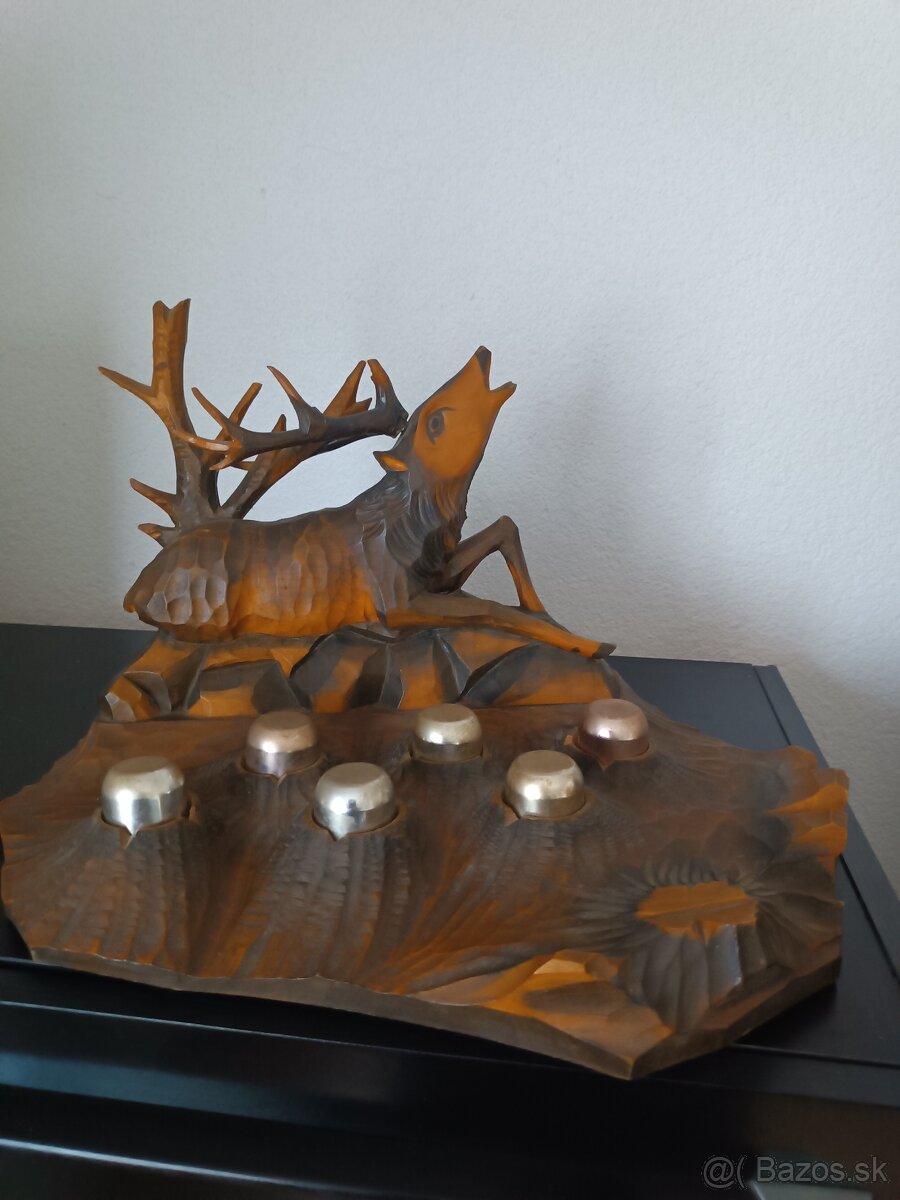 Rezba poľovnícky motyv - 2