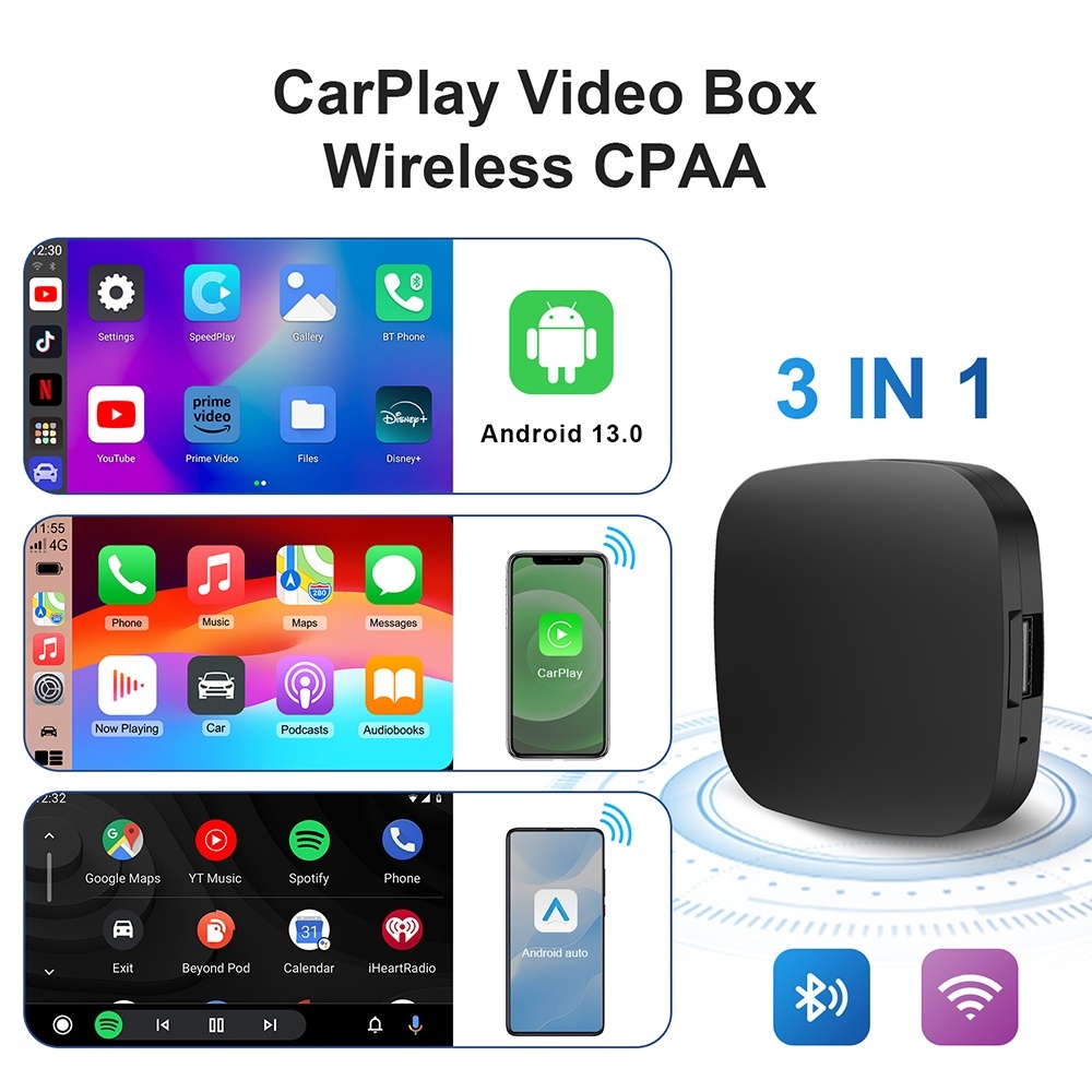 NetFlix, YouTube do auta - Bezdrôtový Carplay / Android Auto - 2