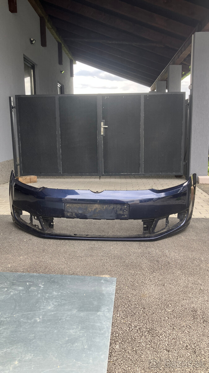 predni naraznik vw touran caddy 10-14 modry - 2