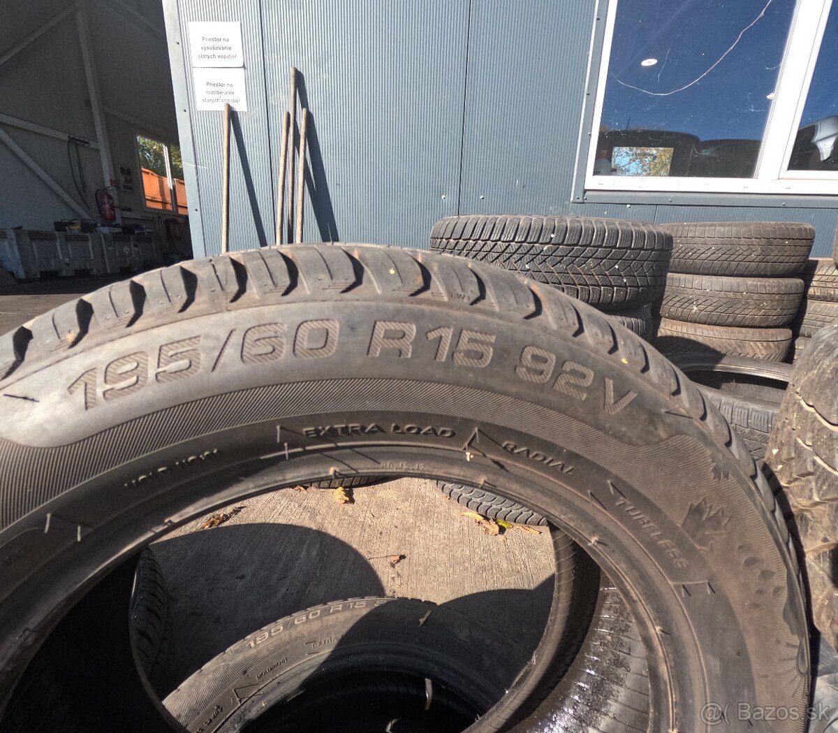 195/60 R15 2ks peumatiky celorocne - 2