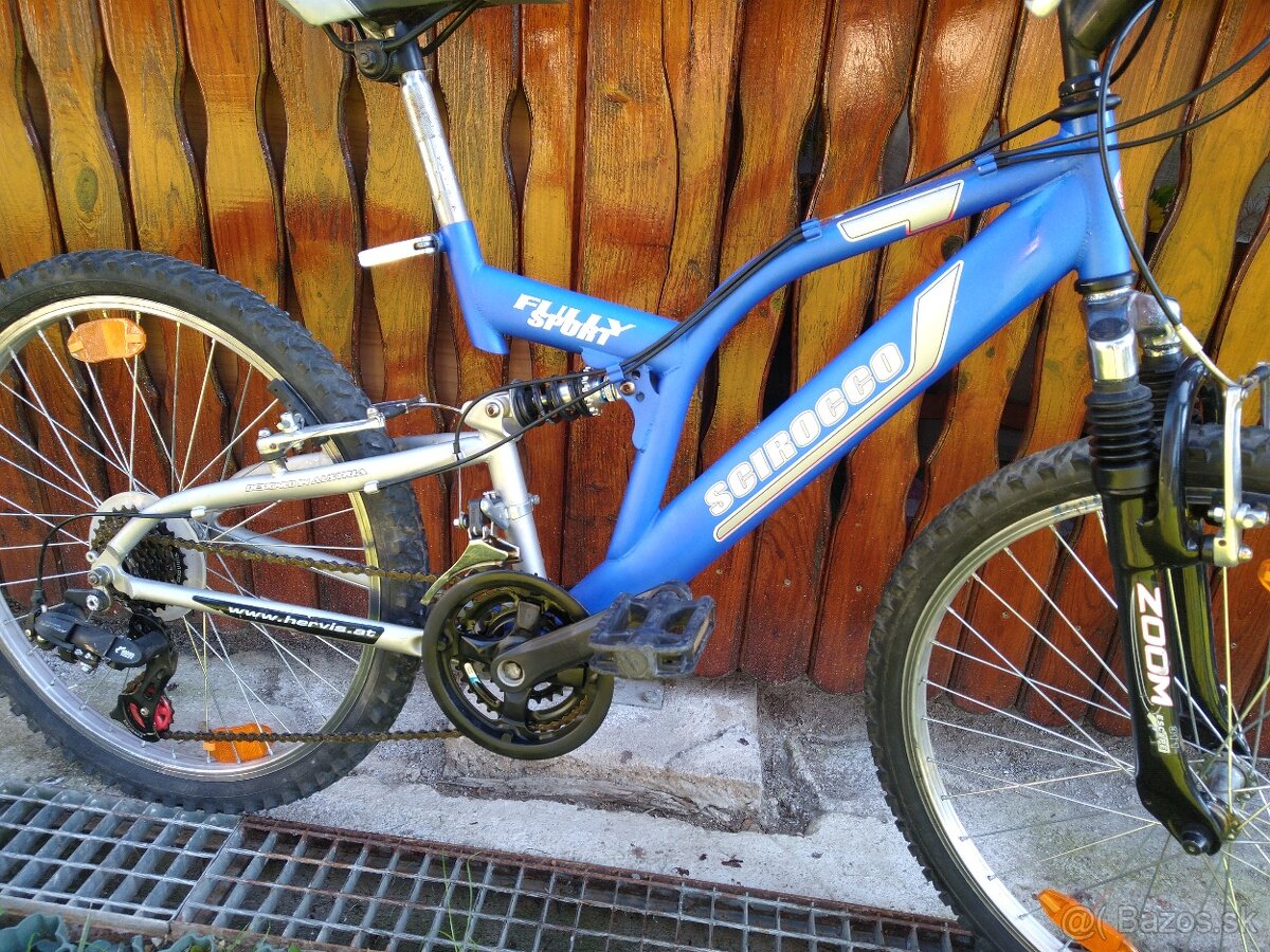 bicykel SCIROCCO, celoodpružený, 24 "kolesá, pre vek 8 až12 - 2