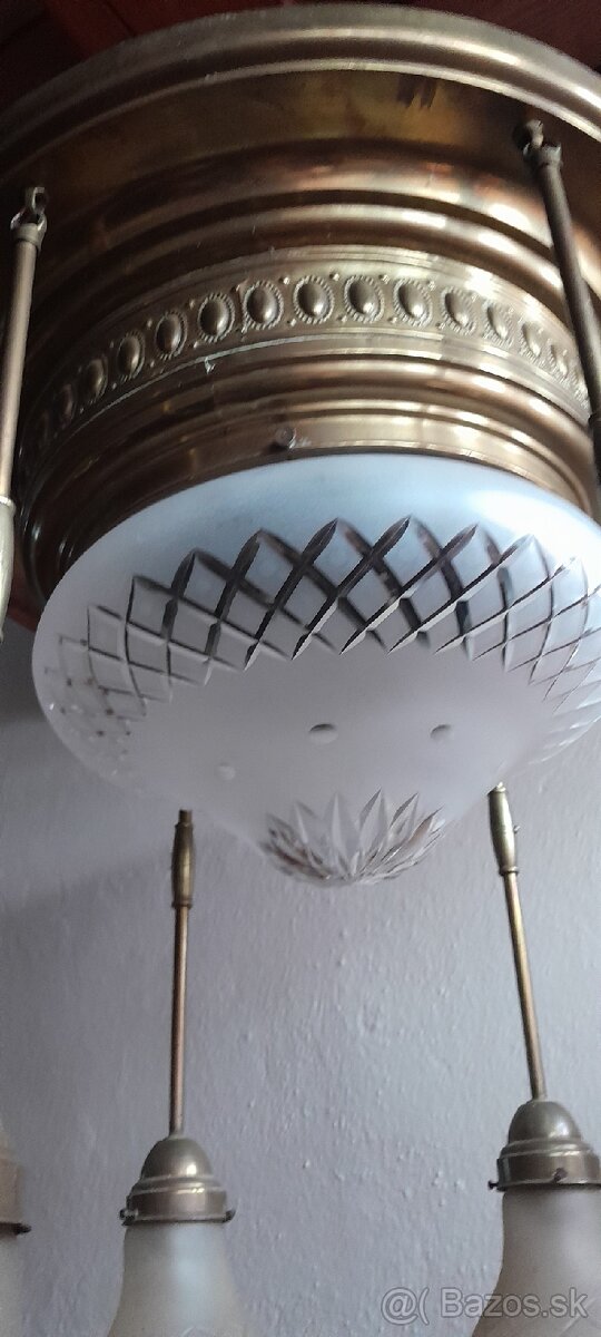 Starozitny mosadzny luster - 2