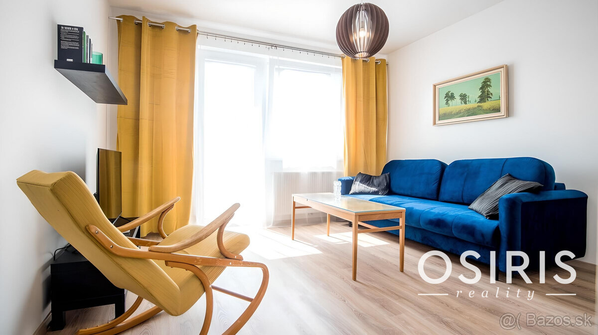 Na prenájom zariadený 2i byt s balkónom v novostavbe 2023, O - 2