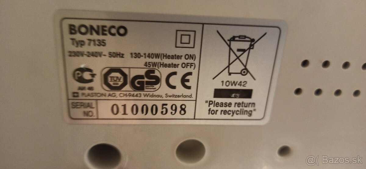 Zvlhčovač vzduchu Boneco 7135 - 2