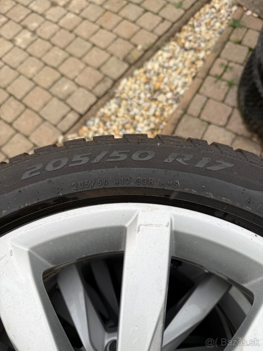 VW Dijon zimná sada 205/50R17 - 2