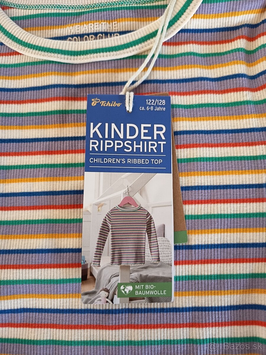 Nové tričko 122/128 TCHIBO - 2