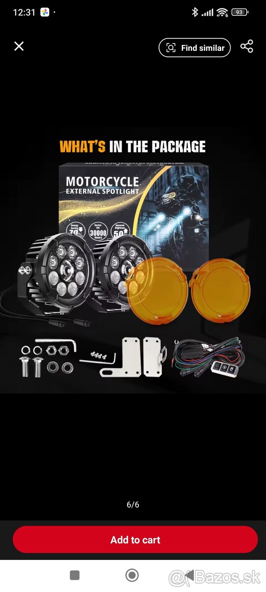 Predám svetlá na moto BMW KTM HONDA A INE - 2