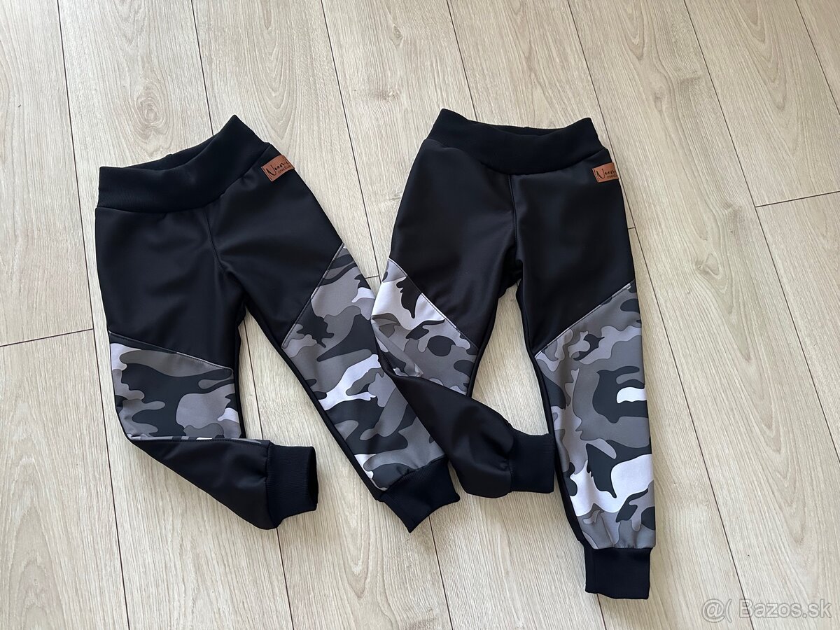 Softshellove nohavice 98-140 - 2