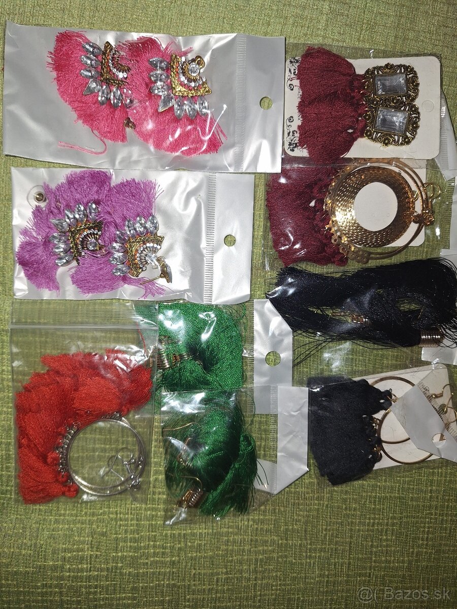 Nové náušnice 2€/kus - 2