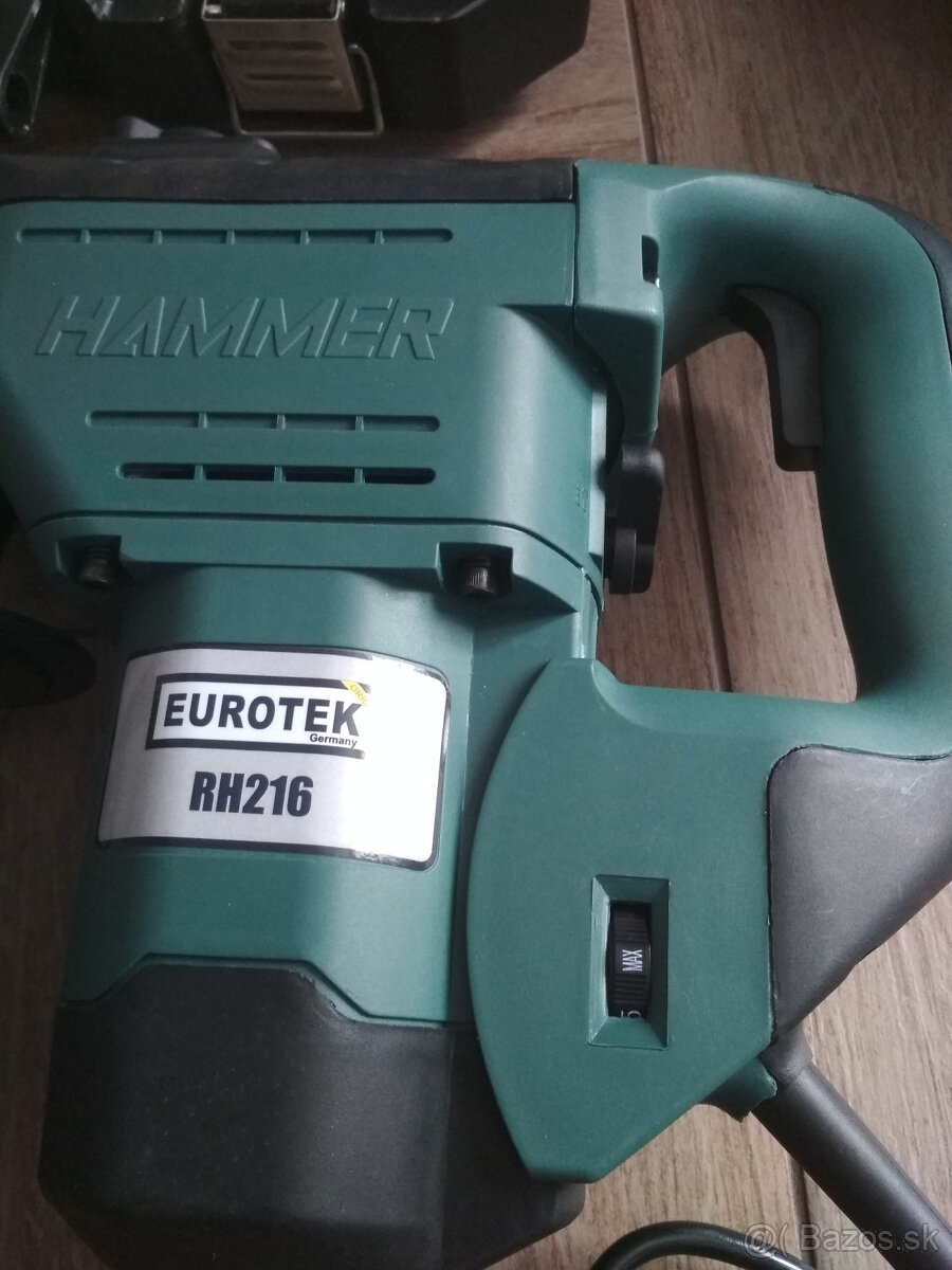 Príklepové búracie kladivo Eurotek 2200W SDS+ nové - 2