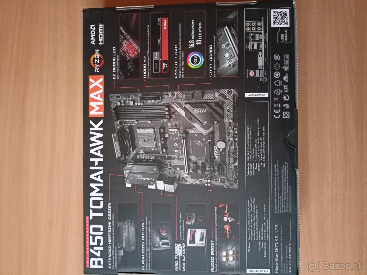 MSI B450 TOMAHAWK MAX - / Nerozbalené - 2