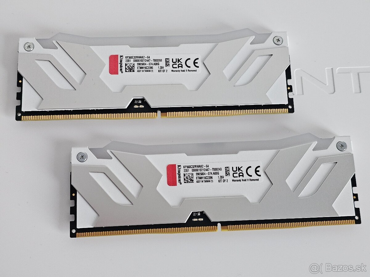 Ram 64gb 6400Mhz, záruka - 2