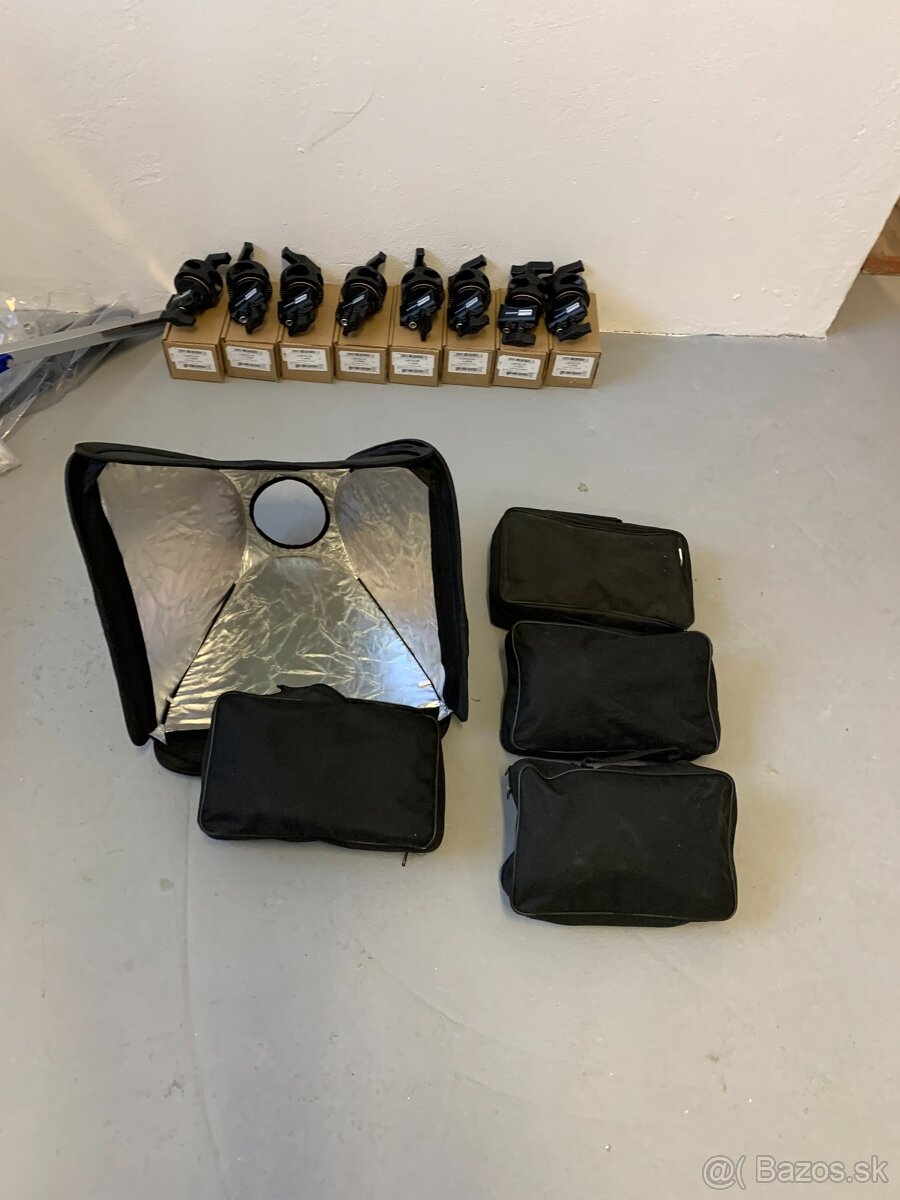 4ks Držiak systémového blesku s Quick Softboxom EK 40×40 - 2