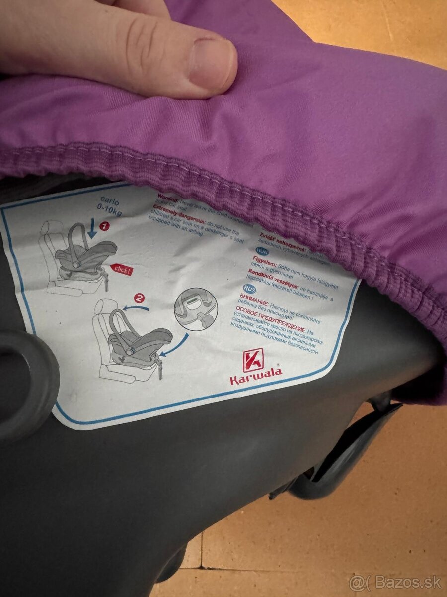 Detská autosedačka-vajíčko Karwala - 2