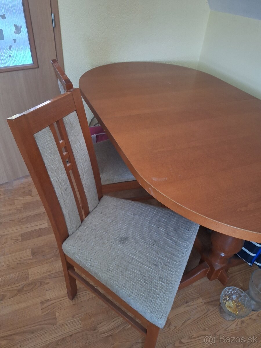 Predam stol+6 stoličiek - 2