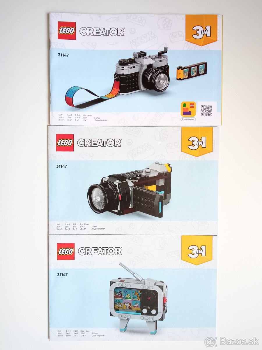 Lego Fotoaparát 3v1 - 2